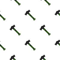 Illustration on theme pattern steel axes with wooden handle vector