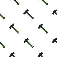 Illustration on theme pattern steel axes with wooden handle vector