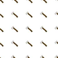 Illustration on theme pattern steel axes with wooden handle vector
