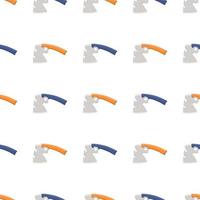 Illustration on theme pattern steel axes with wooden handle vector