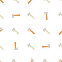 Illustration on theme pattern steel axes with wooden handle vector