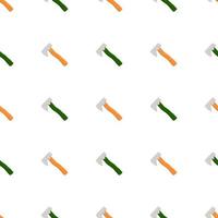 Illustration on theme pattern steel axes with wooden handle vector