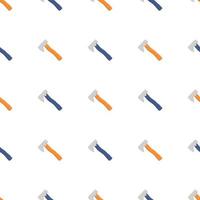 Illustration on theme pattern steel axes with wooden handle vector