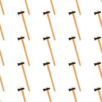 Illustration on theme pattern steel axes with wooden handle vector