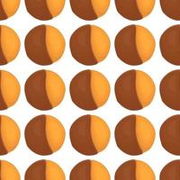 juego grande de galletas idénticas, juego de galletas de colores vector