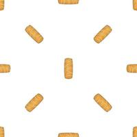 big set identical biscuit, kit colorful pastry cookie vector