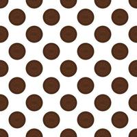 big set identical biscuit, kit colorful pastry cookie vector
