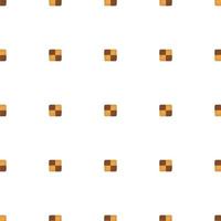 big set identical biscuit, kit colorful pastry cookie vector