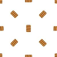 big set identical biscuit, kit colorful pastry cookie vector