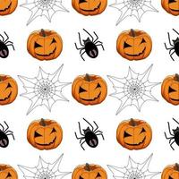 Illustration on theme big colored pattern Halloween vector