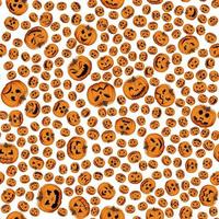 Illustration on theme big colored pattern Halloween vector