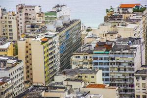 View of buildings in the Copacabana neighborhood in Rio de Janeiro, Brazil