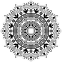 Black Mandala for Design, Mandala Circular pattern design vector