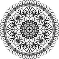 Black Mandala for Design, Mandala Circular pattern design vector