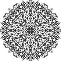 Black Mandala for Design, Mandala Circular pattern design vector