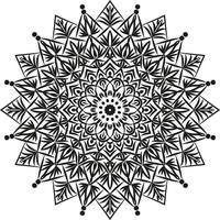 Black Mandala for Design, Mandala Circular pattern design vector