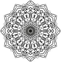 Black Mandala for Design, Mandala Circular pattern design vector