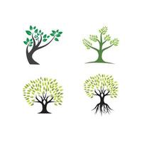 Tree logo template vector