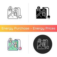 Pricing by locality icon vector