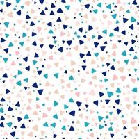 Abstract Triangles, Terrazzo Seamless Repeat Vector Pattern