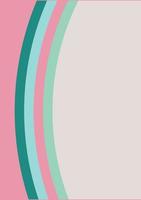 rainbow with pastel colors background cover free vector