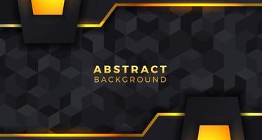 black pattern tile luxury background with sharp geometric game vector