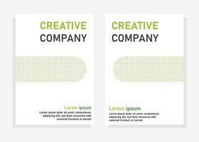 cover design template. flyer, brochure design template. vector