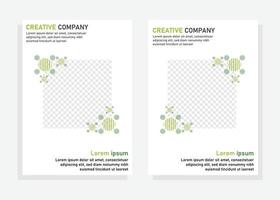 cover design template. flyer, brochure design template. vector