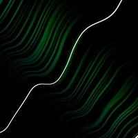 Dark Green vector pattern with lines.