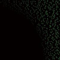 Dark Green vector backdrop with dots.