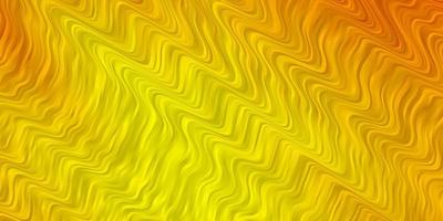 Light Orange vector background with curves.