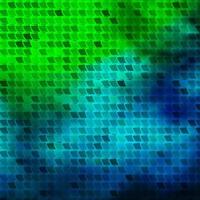 Light Blue, Green vector texture in rectangular style.