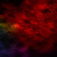 Dark Multicolor vector background with set of hexagons.