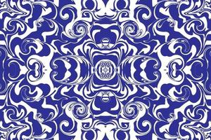 Liquid ink swirl abstract background texture. Seamless pattern vector