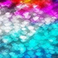 Light Multicolor vector background with circles.