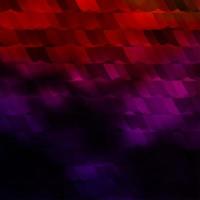 Dark Pink, Red vector background with hexagons.
