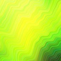 Light Green, Yellow vector layout with wry lines.