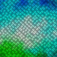 Light Blue, Green vector pattern in square style.