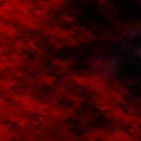 Dark Red vector texture with poly style with cubes.