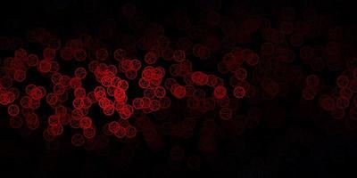 Dark Red vector pattern with magic elements.