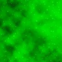 Light Green vector pattern with abstract stars.