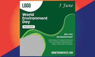 World environment day. Green Eco Earth. World environment day. vector