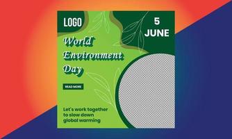 World environment day. Green Eco Earth. World environment day. vector