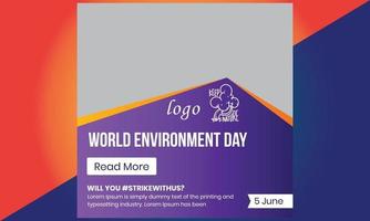 World environment day. Green Eco Earth. World environment day. vector