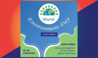 World environment day. Green Eco Earth. World environment day. vector