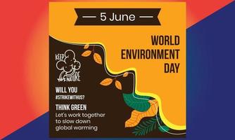 World environment day. Green Eco Earth. World environment day. vector