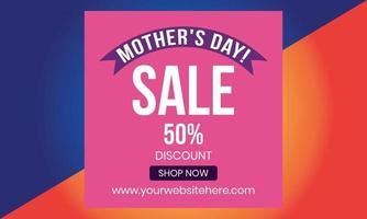 Mothers Day sale, Mothers Day for banner, marketing, poster, vector