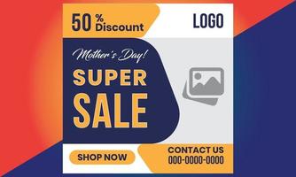 Mothers Day sale, Mothers Day for banner, marketing, poster,
