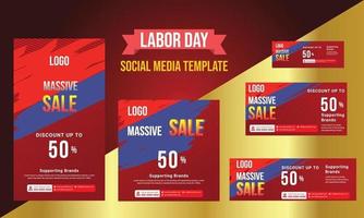 Happy Labor day banner background design. Happy Labor Day Holiday vector