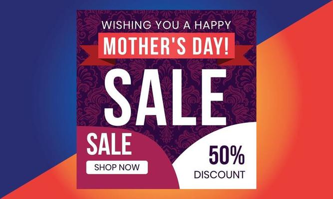 Mothers Day sale, Mothers Day for banner, marketing, poster,